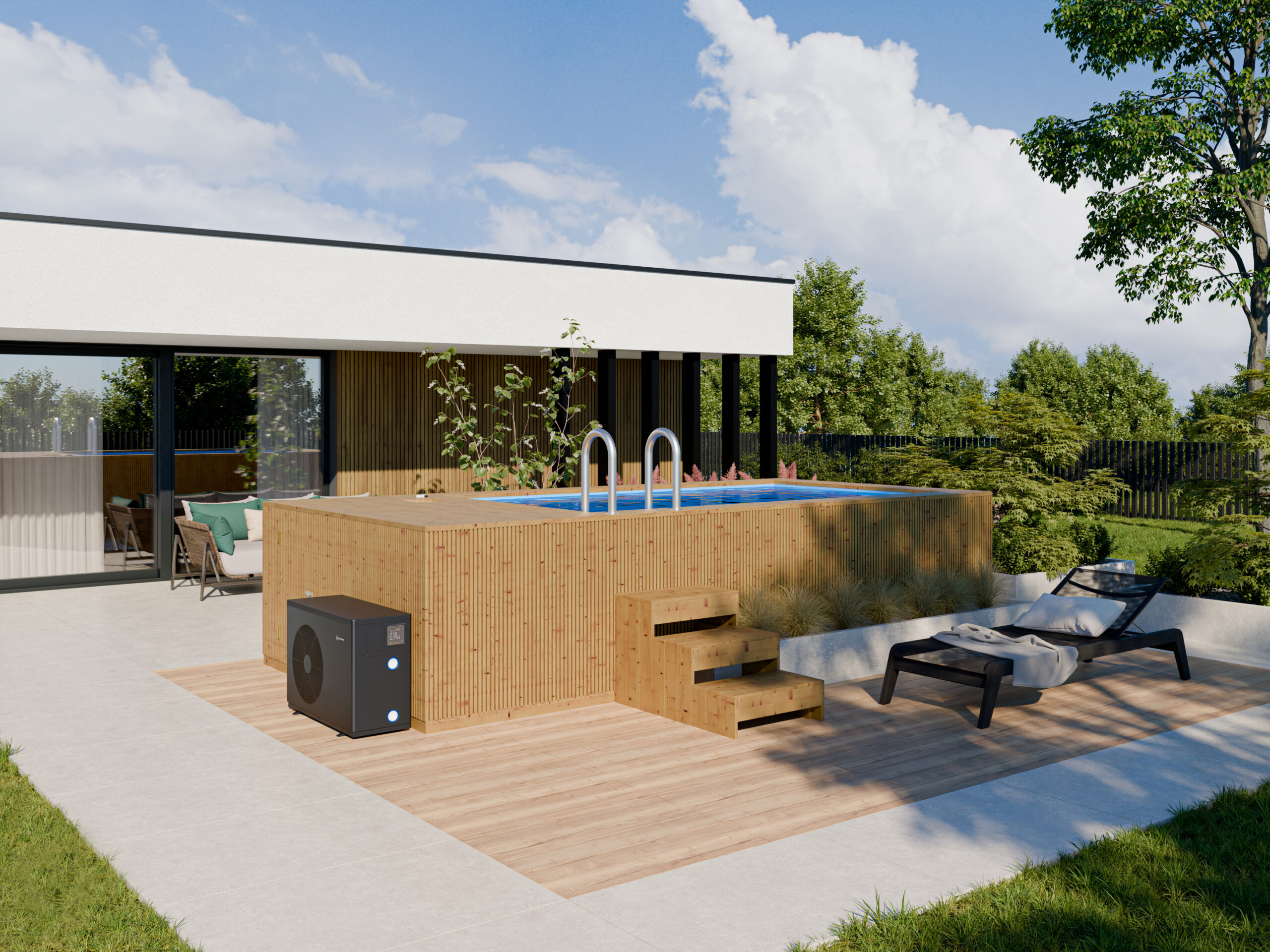 Basen Premium SPA z jacuzzi 485 x 235 cm